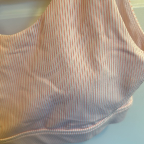 Zyia peach pinstripe sports bra - Picture 2 of 3